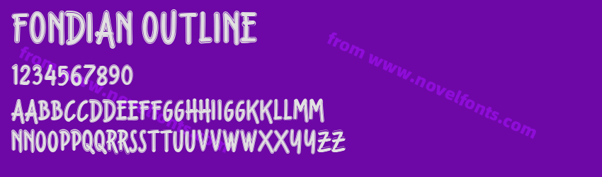 Fondian OutlinePreview Fondian OutlinePreview