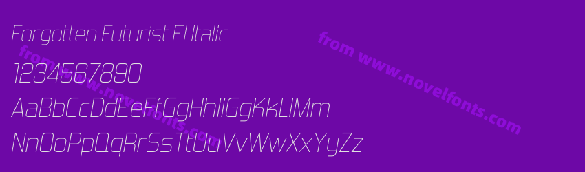 Forgotten Futurist El ItalicPreview Forgotten Futurist El ItalicPreview