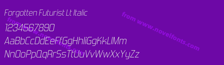 Forgotten Futurist Lt ItalicPreview Forgotten Futurist Lt ItalicPreview
