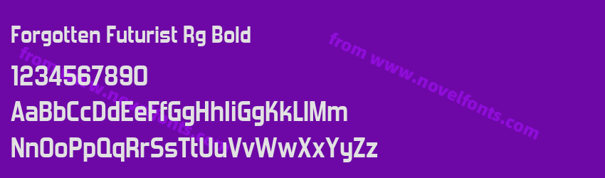 Forgotten Futurist Rg BoldPreview Forgotten Futurist Rg BoldPreview