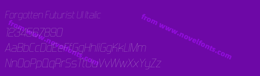 Forgotten Futurist Ul ItalicPreview Forgotten Futurist Ul ItalicPreview