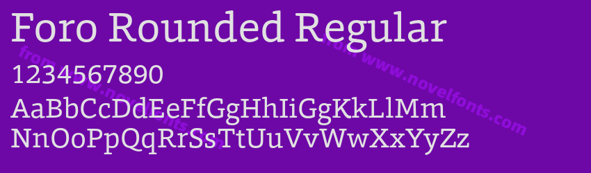 Foro Rounded RegularPreview Foro Rounded RegularPreview