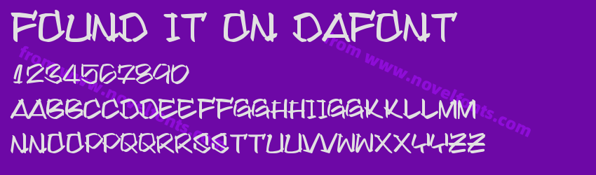 Found it on DafontPreview Found it on DafontPreview