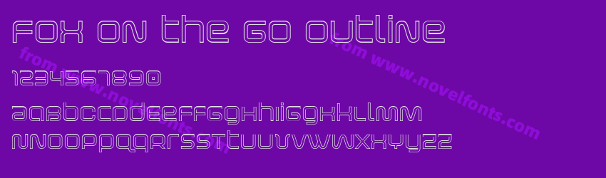 Fox on the Go OutlinePreview Fox on the Go OutlinePreview