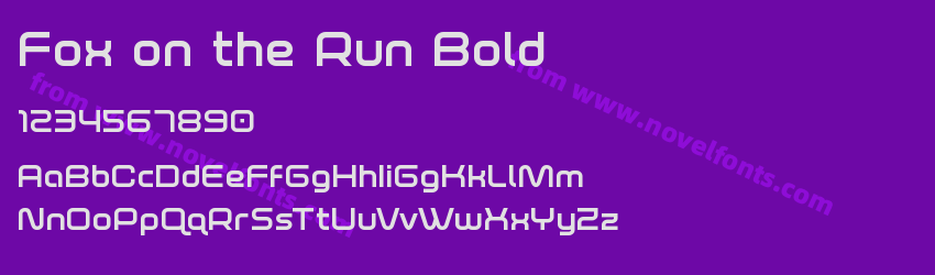 Fox on the Run BoldPreview Fox on the Run BoldPreview