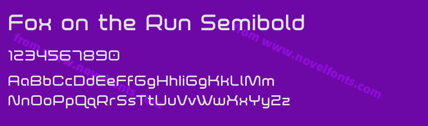 Fox on the Run SemiboldPreview Fox on the Run SemiboldPreview