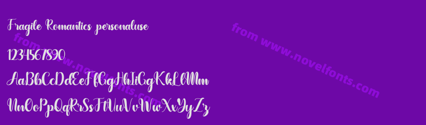 Fragile Romantics personalusePreview Fragile Romantics personalusePreview