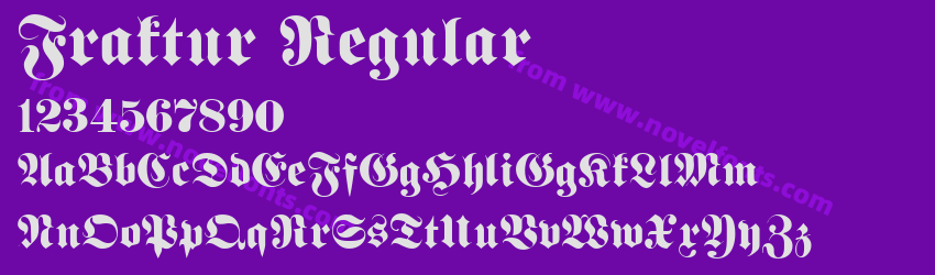 Fraktur RegularPreview Fraktur RegularPreview