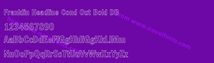 Franklin Headline Cond Out Bold DBPreview Franklin Headline Cond Out Bold DBPreview