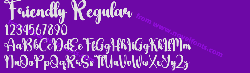 Friendly RegularPreview Friendly RegularPreview