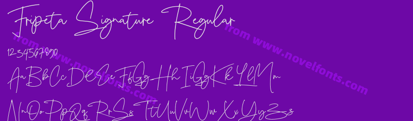 Fripeta Signature RegularPreview Fripeta Signature RegularPreview