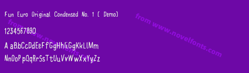 Fun Euro Original Condensed No. 1 ( Demo)Preview Fun Euro Original Condensed No. 1 ( Demo)Preview
