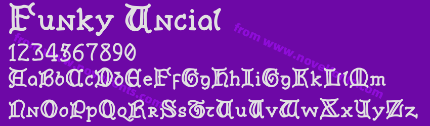 Funky UncialPreview Funky UncialPreview