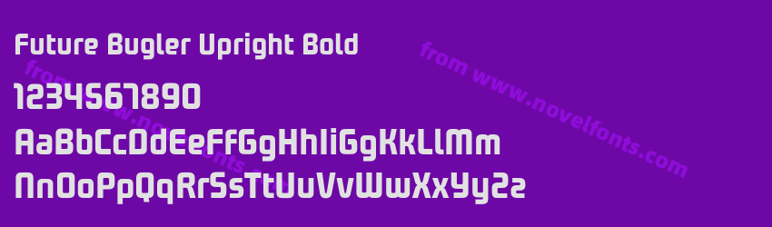 Future Bugler Upright BoldPreview Future Bugler Upright BoldPreview