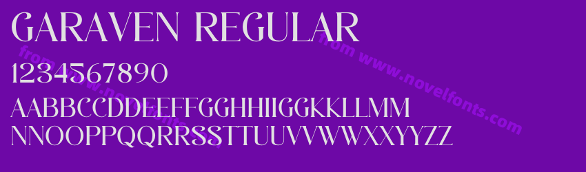 GARAVEN RegularPreview GARAVEN RegularPreview