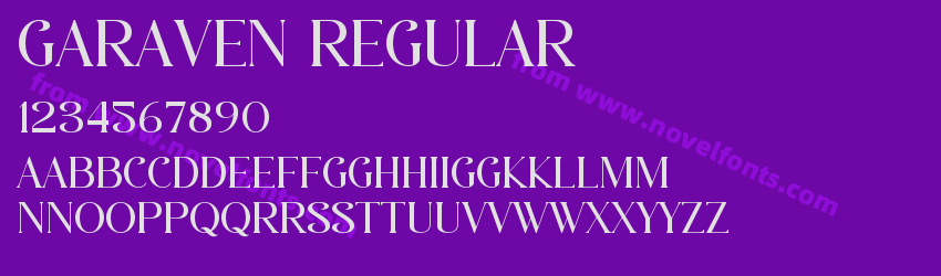 GARAVEN RegularPreview GARAVEN RegularPreview