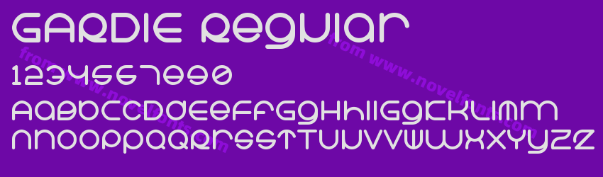 GARDIE RegularPreview GARDIE RegularPreview