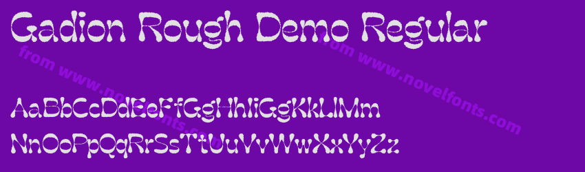Gadion Rough Demo RegularPreview Gadion Rough Demo RegularPreview