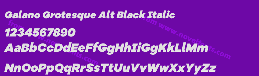 Galano Grotesque Alt Black ItalicPreview Galano Grotesque Alt Black ItalicPreview
