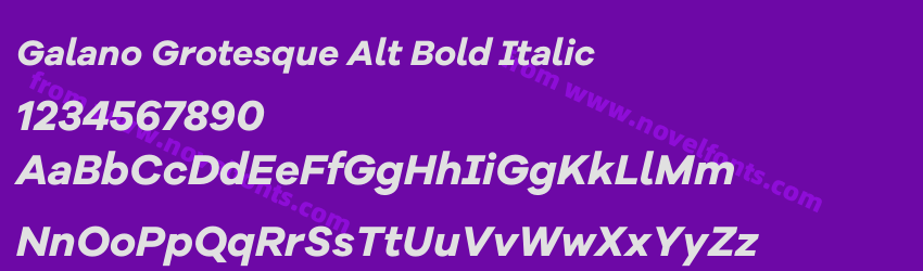 Galano Grotesque Alt Bold ItalicPreview Galano Grotesque Alt Bold ItalicPreview
