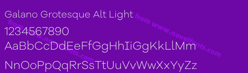 Galano Grotesque Alt LightPreview Galano Grotesque Alt LightPreview