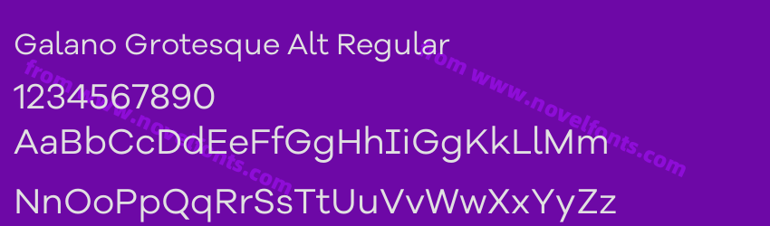 Galano Grotesque Alt RegularPreview Galano Grotesque Alt RegularPreview