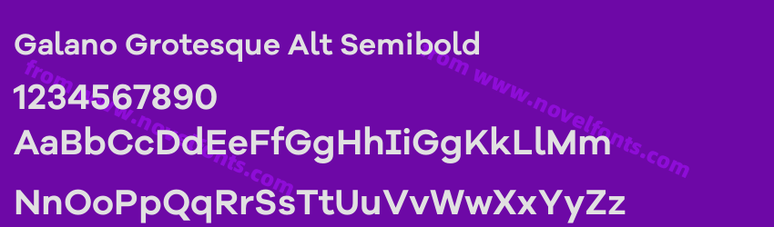 Galano Grotesque Alt SemiboldPreview Galano Grotesque Alt SemiboldPreview