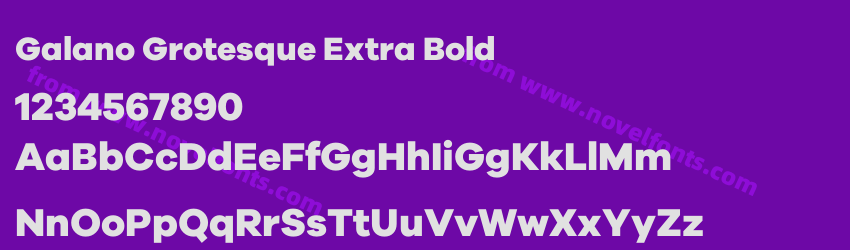 Galano Grotesque Extra BoldPreview Galano Grotesque Extra BoldPreview