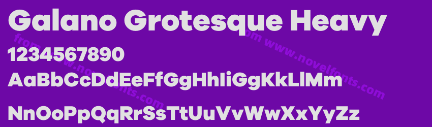 Galano Grotesque HeavyPreview Galano Grotesque HeavyPreview