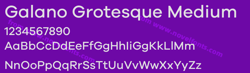 Galano Grotesque MediumPreview Galano Grotesque MediumPreview