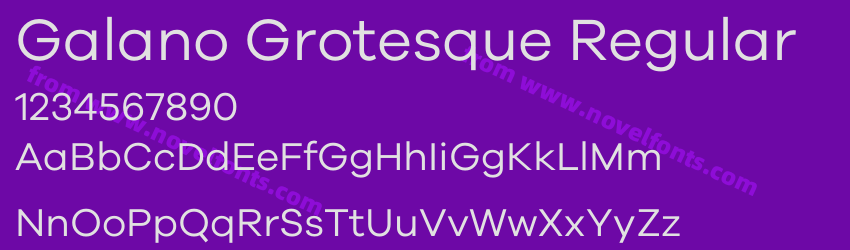 Galano Grotesque RegularPreview Galano Grotesque RegularPreview