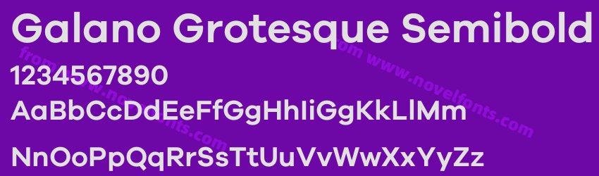 Galano Grotesque SemiboldPreview Galano Grotesque SemiboldPreview