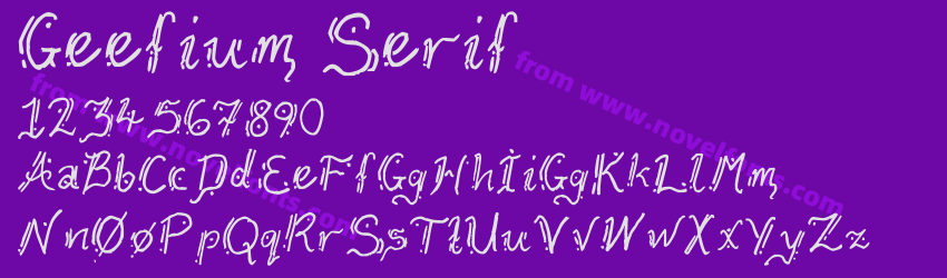 Geefium SerifPreview Geefium SerifPreview