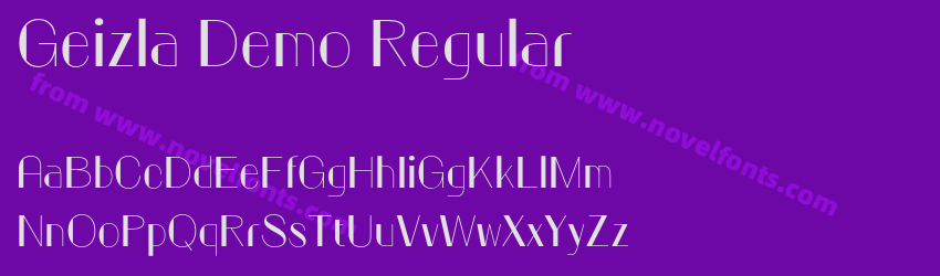 Geizla Demo RegularPreview Geizla Demo RegularPreview