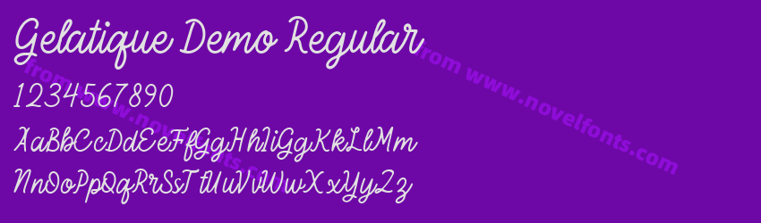 Gelatique Demo RegularPreview Gelatique Demo RegularPreview