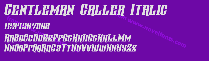 Gentleman Caller ItalicPreview Gentleman Caller ItalicPreview