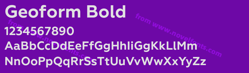 Geoform BoldPreview Geoform BoldPreview