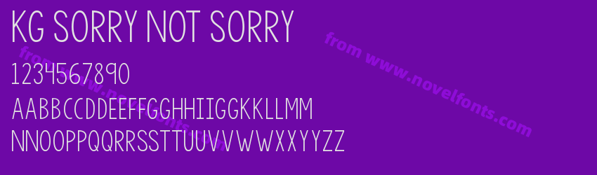 KG Sorry Not SorryPreview