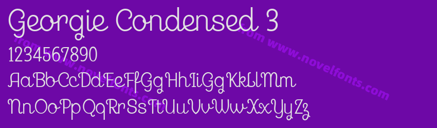 Georgie Condensed 3Preview Georgie Condensed 3Preview