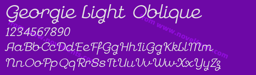 Georgie Light ObliquePreview Georgie Light ObliquePreview