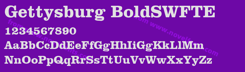 Gettysburg BoldSWFTEPreview Gettysburg BoldSWFTEPreview
