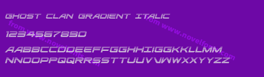 Ghost Clan Gradient ItalicPreview Ghost Clan Gradient ItalicPreview