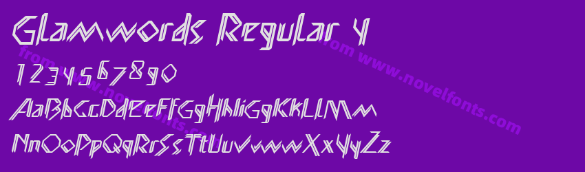 Glamwords Regular 4Preview Glamwords Regular 4Preview