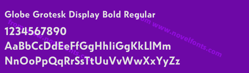 Globe Grotesk Display Bold RegularPreview Globe Grotesk Display Bold RegularPreview