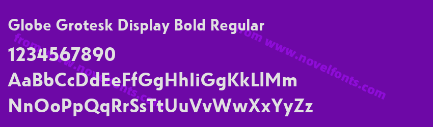 Globe Grotesk Display Bold RegularPreview Globe Grotesk Display Bold RegularPreview