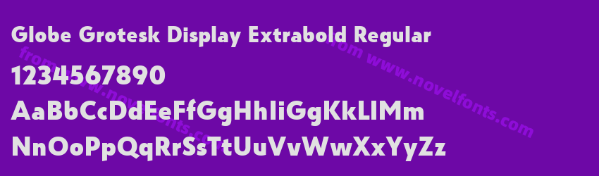 Globe Grotesk Display Extrabold RegularPreview Globe Grotesk Display Extrabold RegularPreview