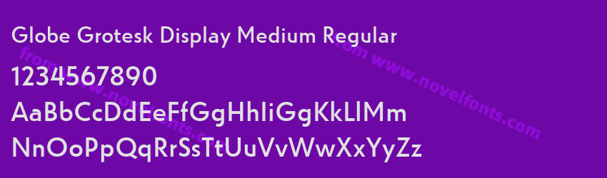 Globe Grotesk Display Medium RegularPreview Globe Grotesk Display Medium RegularPreview
