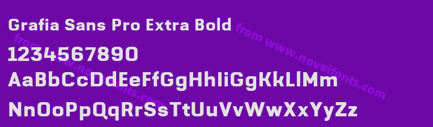 Grafia Sans Pro Extra BoldPreview Grafia Sans Pro Extra BoldPreview