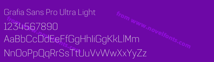 Grafia Sans Pro Ultra LightPreview Grafia Sans Pro Ultra LightPreview