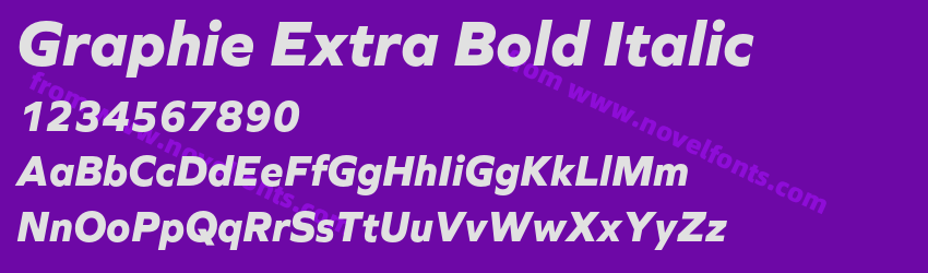 Graphie Extra Bold ItalicPreview Graphie Extra Bold ItalicPreview